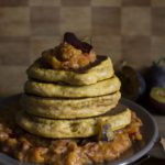 Pumpkin buckwheat – spelt pancakes with pumpkin plum jam