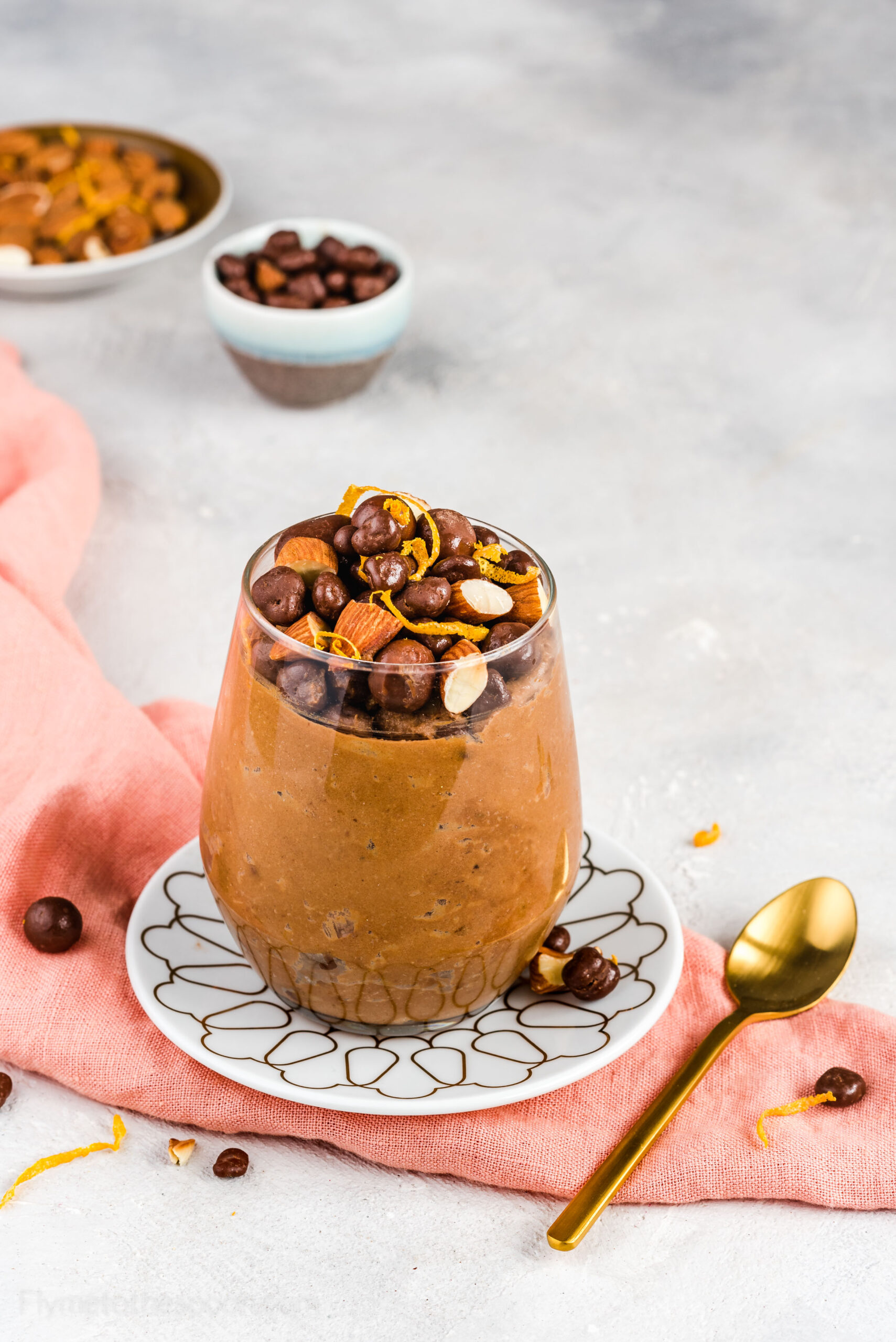 Wegański mus czekoladowy z batatów z pomarańczą