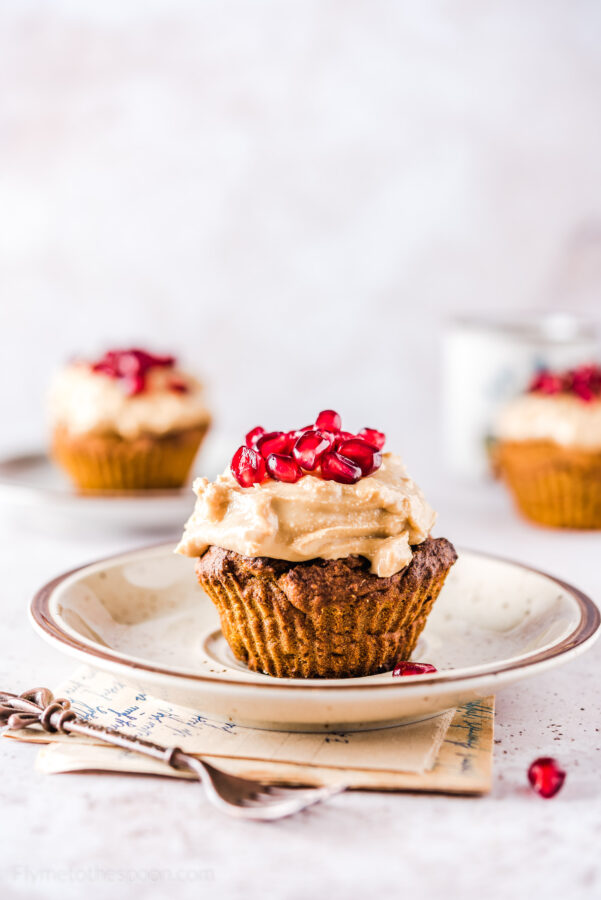 Korzenne muffinki dyniowe z masłem orzechowym