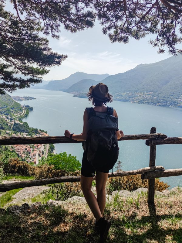 Sentiero del viandante - szlak nad jeziorem Como