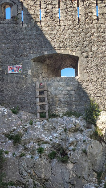 Fragment szlaku Ladder of Kotor