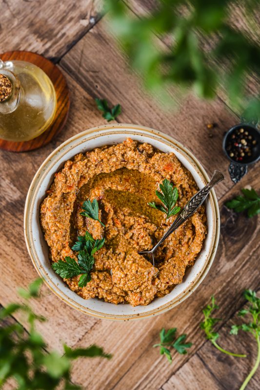 Bakłażanowa muhammara z grilla